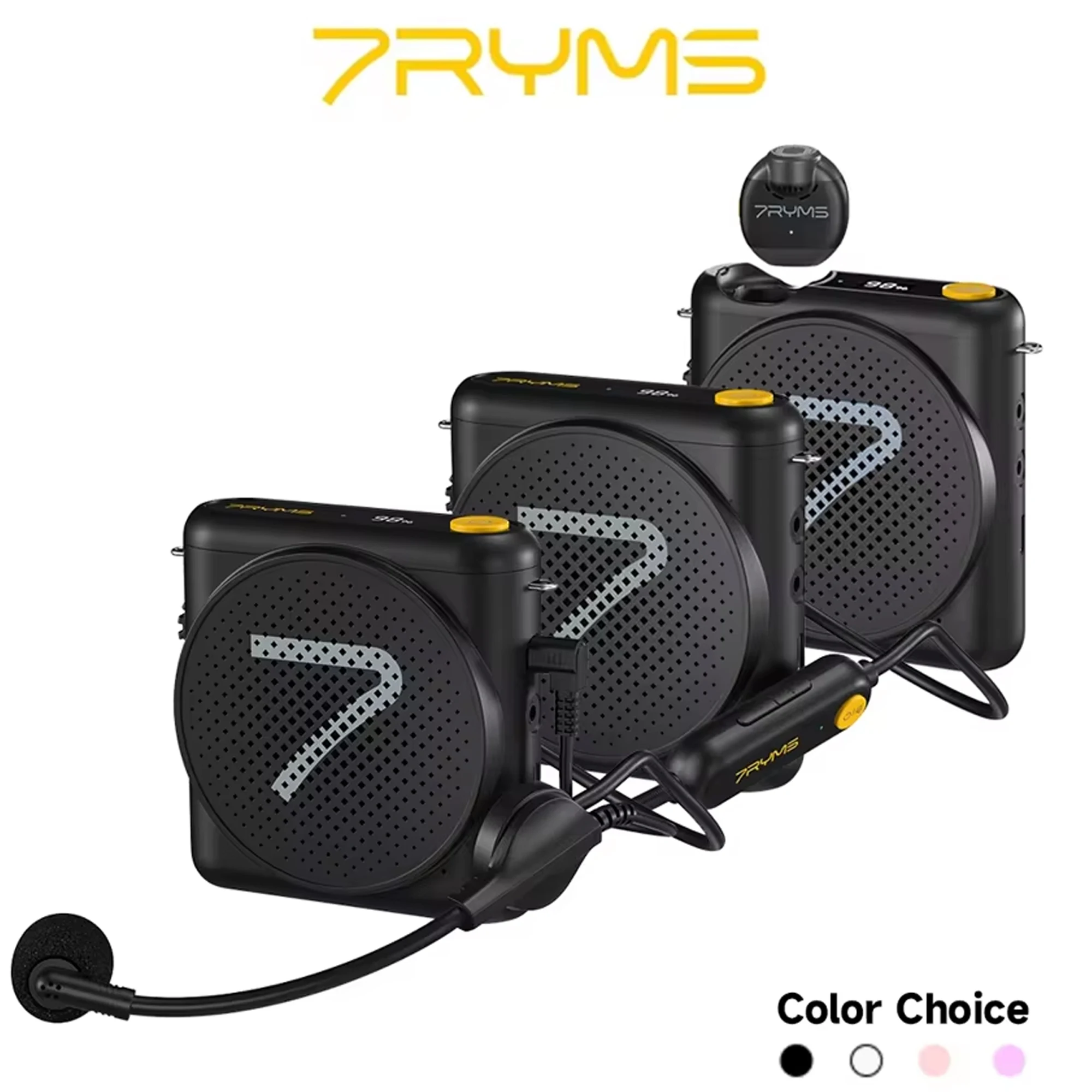 Беспроводная гарнитура-мегафон 7RYMS WA с петличным микрофоном, динамиком, шумоподавлением и LED-экраном для учителей, лекций, экскурсоводов
Беспроводная гарнитура-мегафон 7RYMS WA с петличным микрофоном, динамиком, шумоподавлением и LED-экраном для учителей, лекций, экскурсоводов