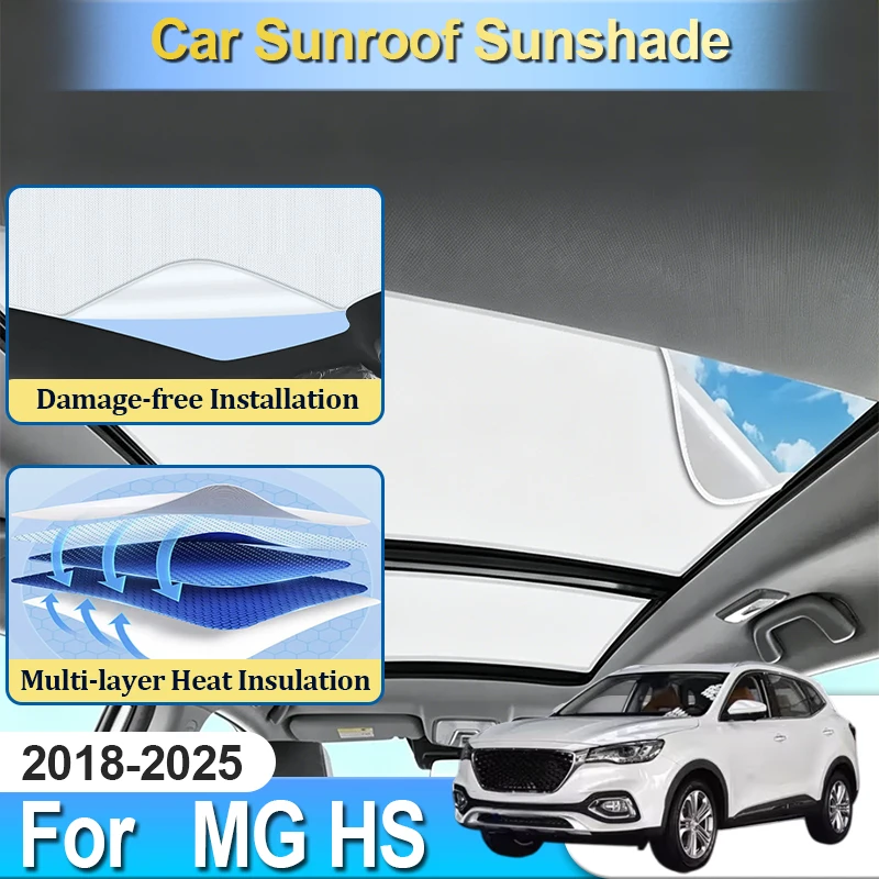 For MG HS EHS AS23 MK1 Accesories 2023 2018~2022 2024 2025 Static Cling No Glue Sunroof Sunshade Sun Cover Sun Car Tool Foldable
For MG HS EHS AS23 MK1 Accesories 2023 2018~2022 2024 2025 Static Cling No Glue Sunroof Sunshade Sun Cover Sun Car Tool Foldable