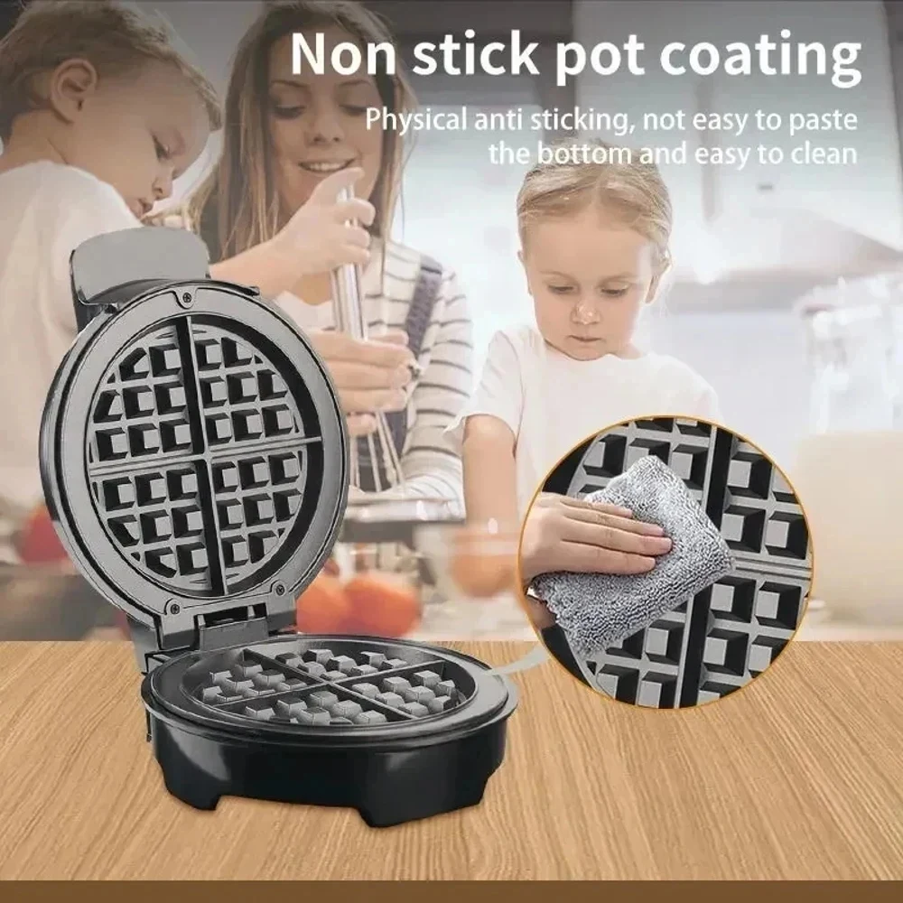 Multi-function Electric Waffle Maker Non-stick Plates Anti-scald Handle Adjustable Temperature Control Non-slip Feet Quick Heati
Multi-function Electric Waffle Maker Non-stick Plates Anti-scald Handle Adjustable Temperature Control Non-slip Feet Quick Heati