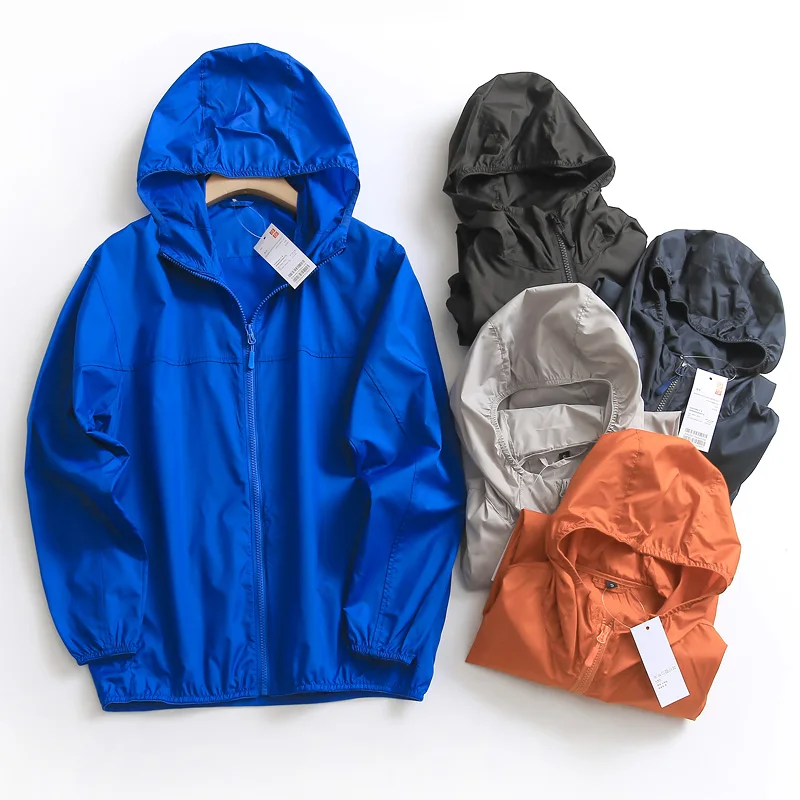 Men's Simple Color Thin Zipper Hoodie Jacket Summer New Style Sun Protection Clothing Long Sleeve Standard Fit Outerwear
Men's Simple Color Thin Zipper Hoodie Jacket Summer New Style Sun Protection Clothing Long Sleeve Standard Fit Outerwear