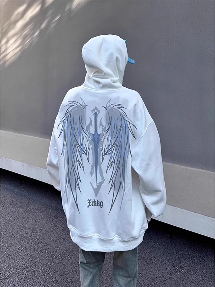Oversize Men's Hoodie American High Street Wings Print Loose Fit Autumn Winter Heavyweight 300 Pou Casual Streetwear
Oversize Men's Hoodie American High Street Wings Print Loose Fit Autumn Winter Heavyweight 300 Pou Casual Streetwear