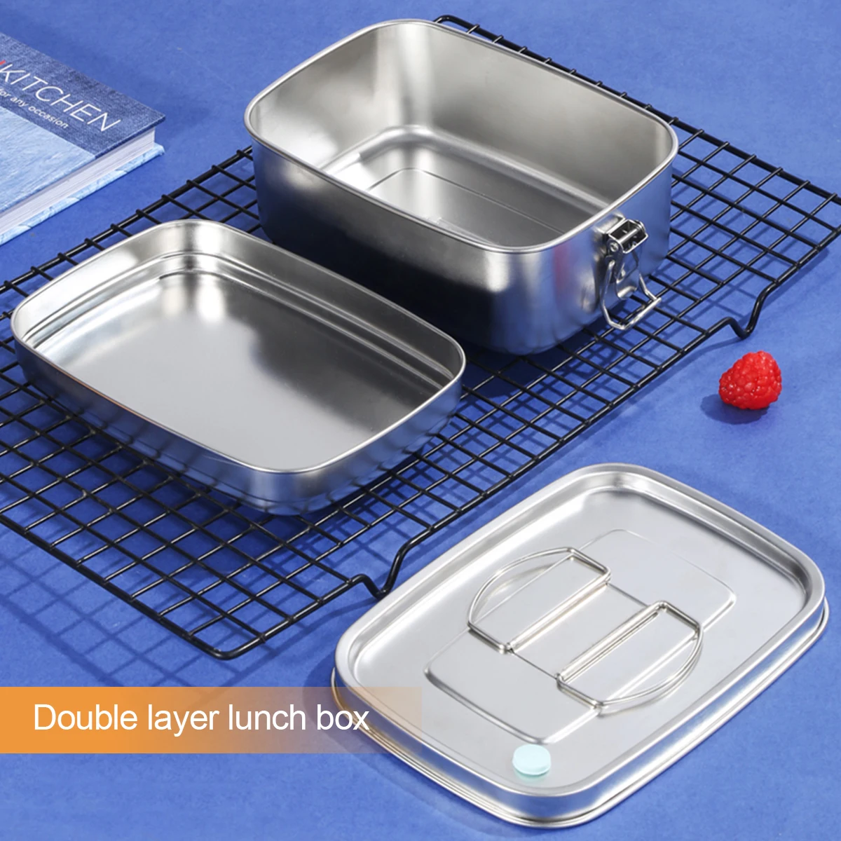 2024 New Stainless Steel Square Lunch Box Single/Double Layer Sealed Insulation Bento Box Large Capacity Food Box
2024 New Stainless Steel Square Lunch Box Single/Double Layer Sealed Insulation Bento Box Large Capacity Food Box