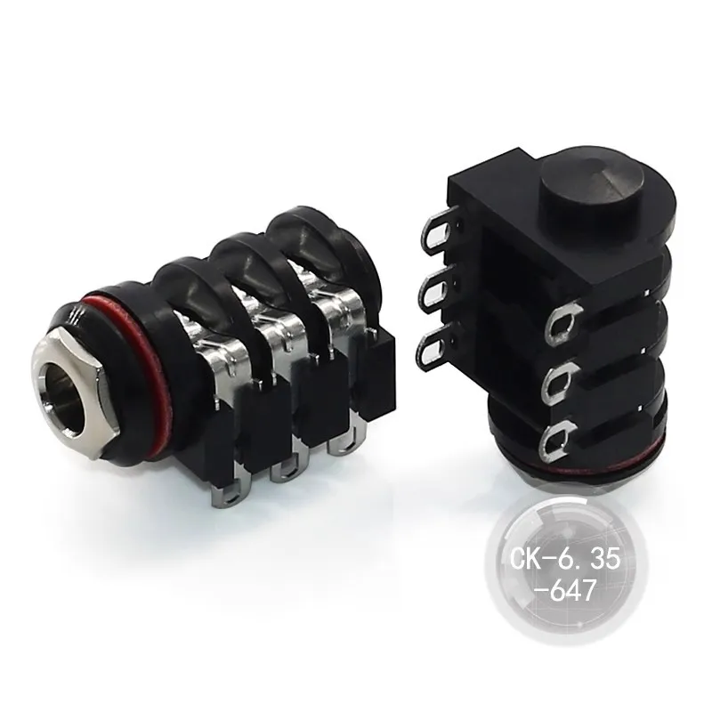100pcs CK-6.35-647 Guitar microphone jack round hole adapter intelligent device audio switch electronic socket
100pcs CK-6.35-647 Guitar microphone jack round hole adapter intelligent device audio switch electronic socket