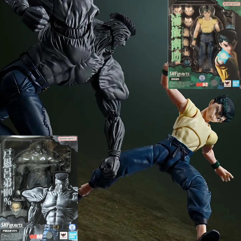 Bandai YuYu Hakusho Anime Figure SHF Yuusuke Urameshi Younger Toguro 100% Action Figure High Poseability Toys For Boys Gift
Bandai YuYu Hakusho Anime Figure SHF Yuusuke Urameshi Younger Toguro 100% Action Figure High Poseability Toys For Boys Gift
