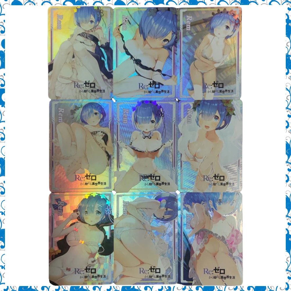 9PC/Set Anime Goddess Story DIY ACG Rem Ram Premium Flash Collectible Card Boy Games Toys Christmas Birthday Gifts Board Game
9PC/Set Anime Goddess Story DIY ACG Rem Ram Premium Flash Collectible Card Boy Games Toys Christmas Birthday Gifts Board Game
