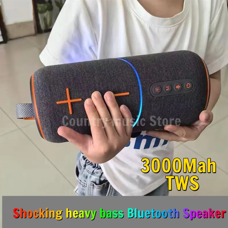 Powerful Subwoofer Bluetooth Speaker Portable Wireless High Power Waterproof Woofer Sound Box Music Caixa De Som AUX PC Computer
Powerful Subwoofer Bluetooth Speaker Portable Wireless High Power Waterproof Woofer Sound Box Music Caixa De Som AUX PC Computer