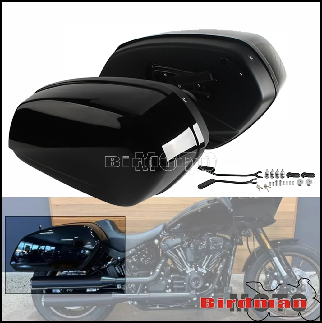 Motorcycle Hard Saddlebags Side Boxes Rear Trunk W/ Docking Kit For Harley Softail Low Rider S FXLRS 2020-24 El Diablo FXRST 22
Motorcycle Hard Saddlebags Side Boxes Rear Trunk W/ Docking Kit For Harley Softail Low Rider S FXLRS 2020-24 El Diablo FXRST 22