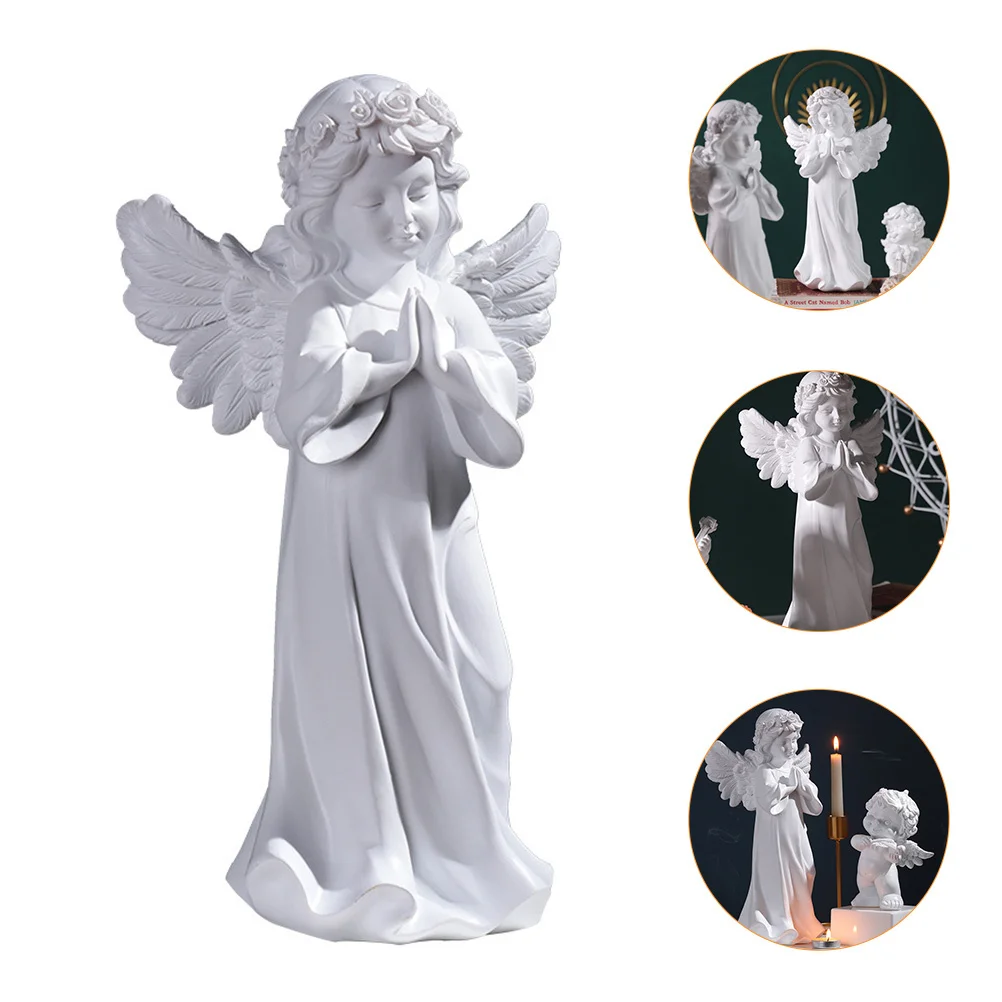 1Pcs Retro Angel Sculpture Resin Home Decor Adorable Desktop Ornament for Living Room Bedroom Office Wedding Church Decoration
1Pcs Retro Angel Sculpture Resin Home Decor Adorable Desktop Ornament for Living Room Bedroom Office Wedding Church Decoration