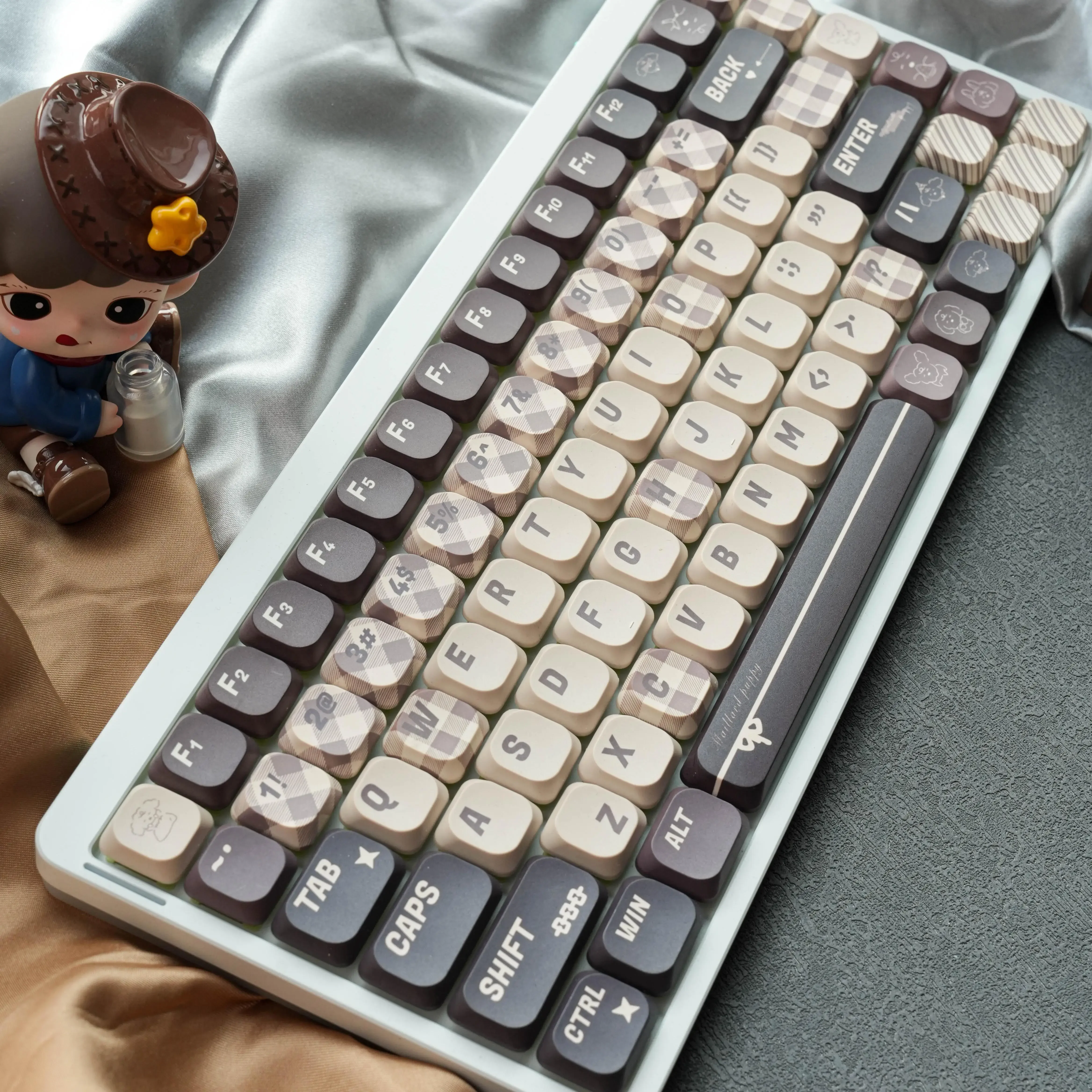 Maillard puppy low axis mechanical keyboard PBT keycap five-sided thermal sublimation ADA
Maillard puppy low axis mechanical keyboard PBT keycap five-sided thermal sublimation ADA