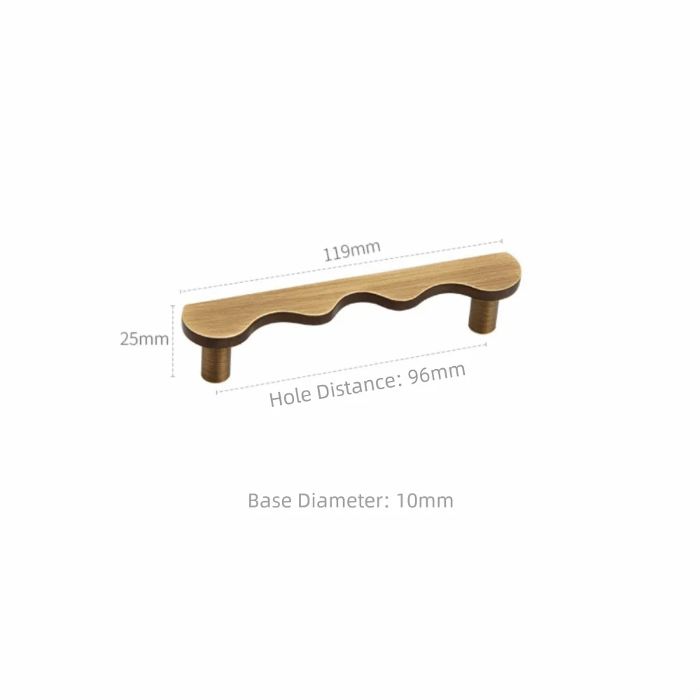 Wave Shape Brass Cabinet Handles Modern Design Pure Brass Drawer Pulls Antique Bronze Wardrobe Door Handles Restaurant Door
Wave Shape Brass Cabinet Handles Modern Design Pure Brass Drawer Pulls Antique Bronze Wardrobe Door Handles Restaurant Door