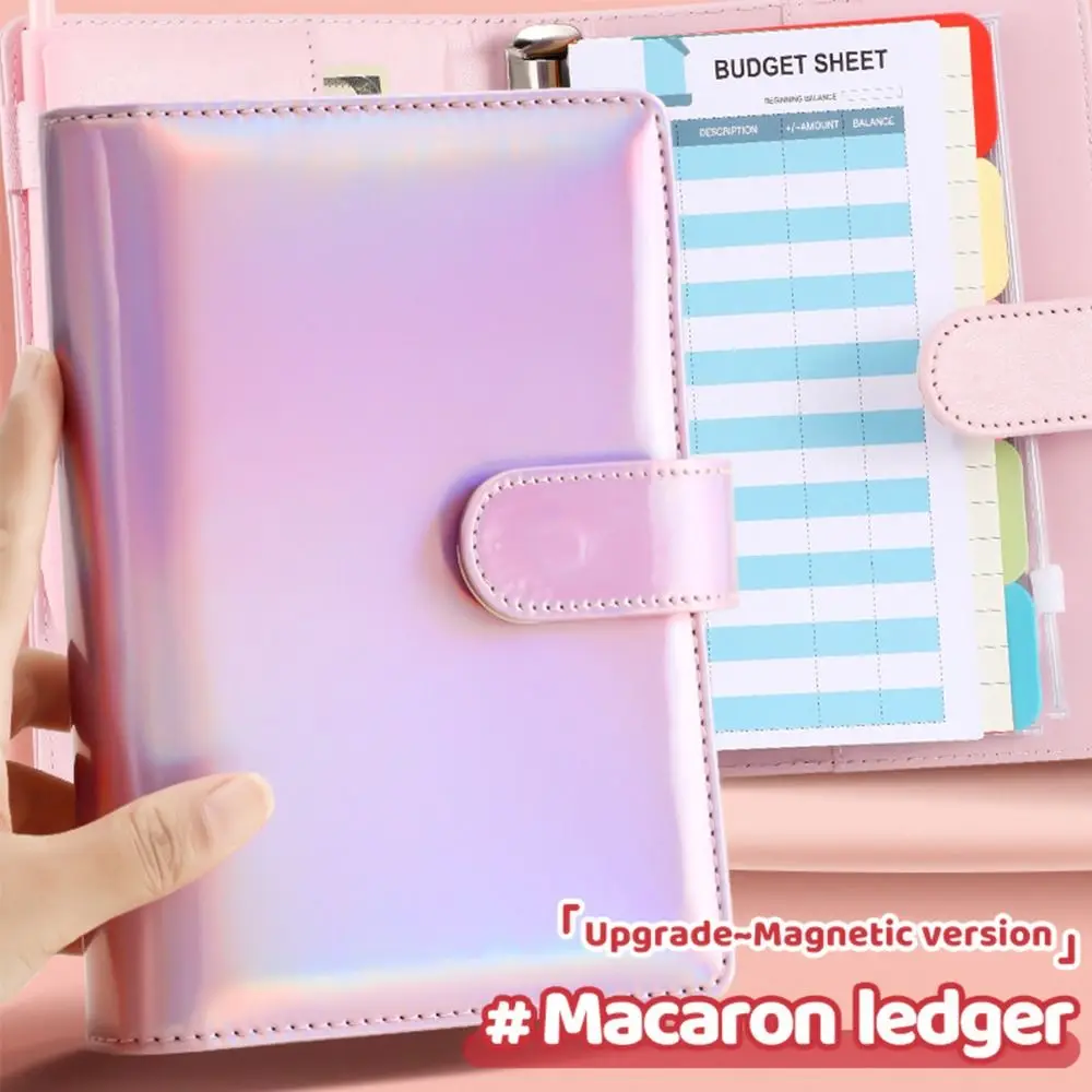 PU Leather A6 Binder Refillable Magnetic Buckle Magnetic Buckle Binder Laser Design A6 Size Personal Planner Binder
PU Leather A6 Binder Refillable Magnetic Buckle Magnetic Buckle Binder Laser Design A6 Size Personal Planner Binder