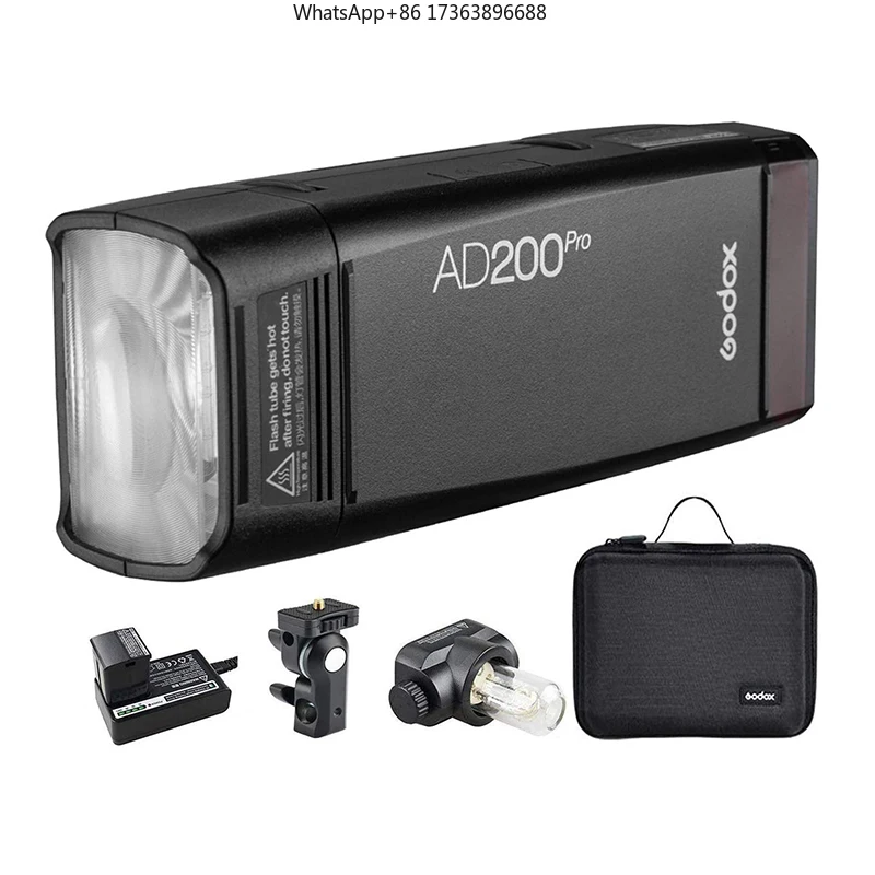Фотовспышка GODOX AD200Pro 200Ws 2.4G 1/8000 HSS 500 Full Power с аккумулятором 2900 мАч
Фотовспышка GODOX AD200Pro 200Ws 2.4G 1/8000 HSS 500 Full Power с аккумулятором 2900 мАч