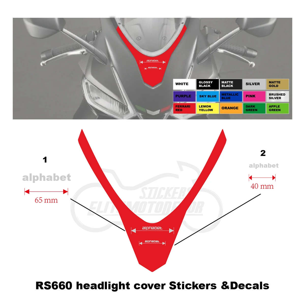 For Aprilia RS660 2020-2023-2024 Motorcycle Accessories Fairing Sticker 2023 RS 660 Head alphabet Stickers Decoration Decal
For Aprilia RS660 2020-2023-2024 Motorcycle Accessories Fairing Sticker 2023 RS 660 Head alphabet Stickers Decoration Decal