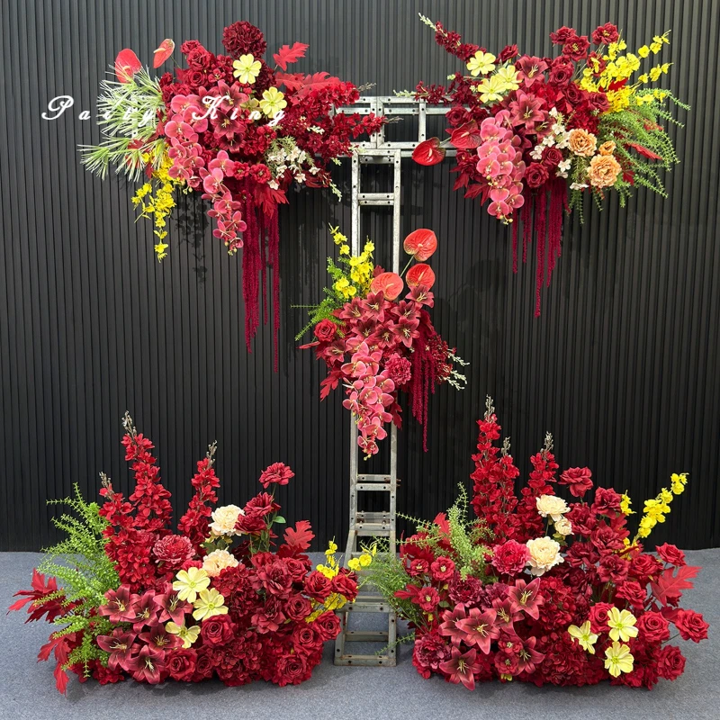 Red Artificial Flowers Wddding Decoration Arch Flower Arrangement Silk Flower Welcome Sign Decoration Home Decor Accessories
Red Artificial Flowers Wddding Decoration Arch Flower Arrangement Silk Flower Welcome Sign Decoration Home Decor Accessories
