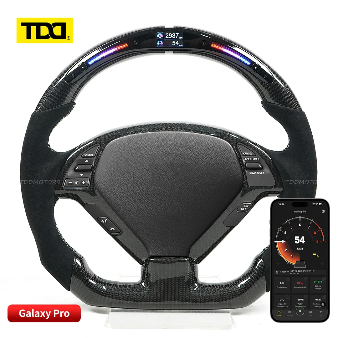 100% Real Carbon Fiber Steering Wheel Fit For Infiniti G37 G37X 2007-2013 Model Carbon Fiber Racing Flat Steering Wheel
100% Real Carbon Fiber Steering Wheel Fit For Infiniti G37 G37X 2007-2013 Model Carbon Fiber Racing Flat Steering Wheel