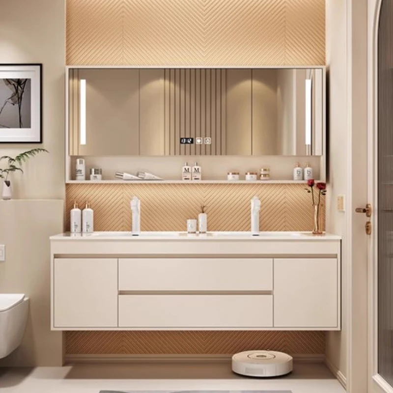 Double Solid Wood Bathroom Cabinets Washbasin Toilet Vintage Vanity Bathroom Cabinets Storage Mirrors Meuble Toilette Furniture
Double Solid Wood Bathroom Cabinets Washbasin Toilet Vintage Vanity Bathroom Cabinets Storage Mirrors Meuble Toilette Furniture