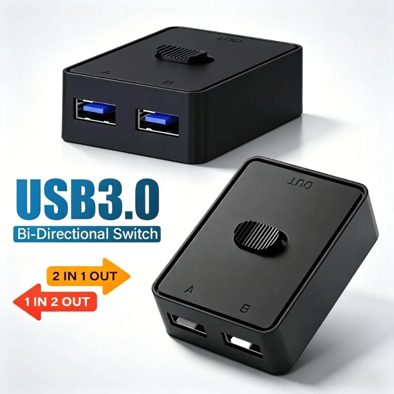 USB-концентратор/переключатель KVM 1x2/2x1 для компьютера, ноутбука, клавиатуры, мыши, принтера, USB 3.0, двунаправленный контроллер-сплиттер для совместного использования
USB-концентратор/переключатель KVM 1x2/2x1 для компьютера, ноутбука, клавиатуры, мыши, принтера, USB 3.0, двунаправленный контроллер-сплиттер для совместного использования