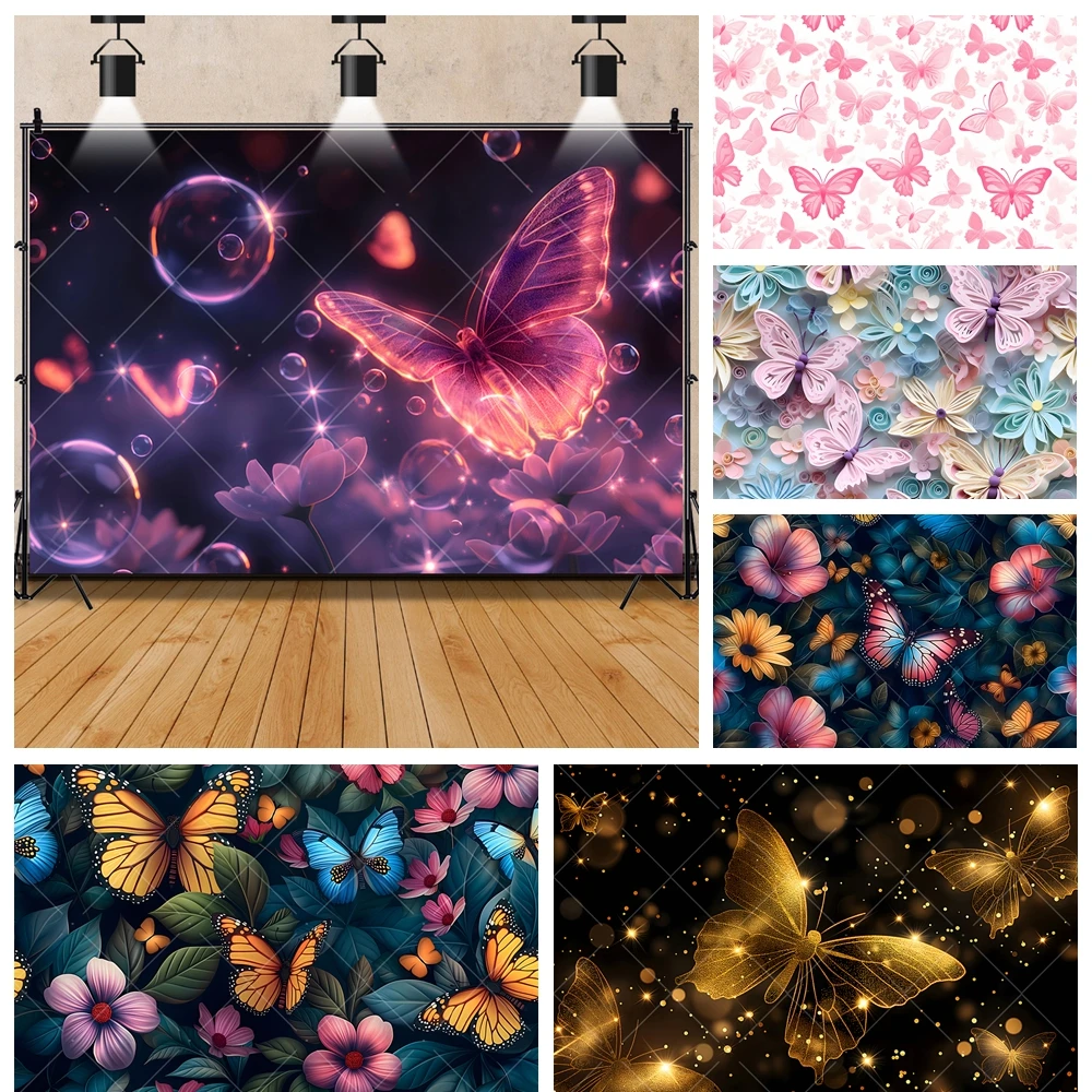 Fantasy Colorful Butterfly Pretty Girls Gifts Birthday Party Backdrop Custom Kids Room Decor Photography Studio Props Background
Fantasy Colorful Butterfly Pretty Girls Gifts Birthday Party Backdrop Custom Kids Room Decor Photography Studio Props Background