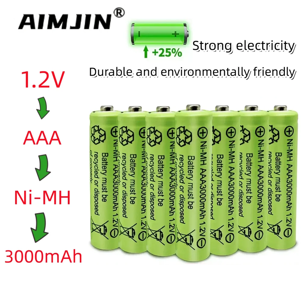 10PCS AAA 3000mAh 3A 1.2V Ni-MH yellow rechargeable battery cell for MP3 RC Toys led flashlight flashlight 
10PCS AAA 3000mAh 3A 1.2V Ni-MH yellow rechargeable battery cell for MP3 RC Toys led flashlight flashlight