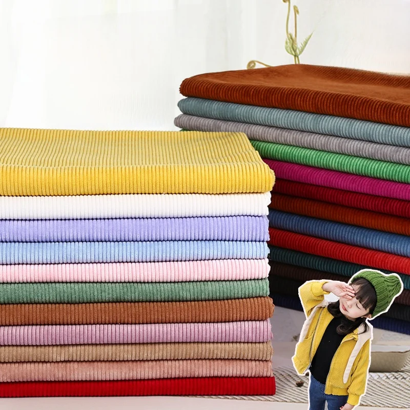 Pure Cotton Corduroy Fabric for Jackets Women's Non-stretch Washed Cotton Fabric for DIY Handcraft Professional Design
Pure Cotton Corduroy Fabric for Jackets Women's Non-stretch Washed Cotton Fabric for DIY Handcraft Professional Design