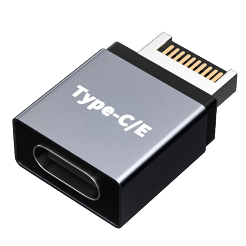 Кабель-переходник для материнской платы с портом USB 3,1 типа C Male на Type C/E Female
Кабель-переходник для материнской платы с портом USB 3,1 типа C Male на Type C/E Female
