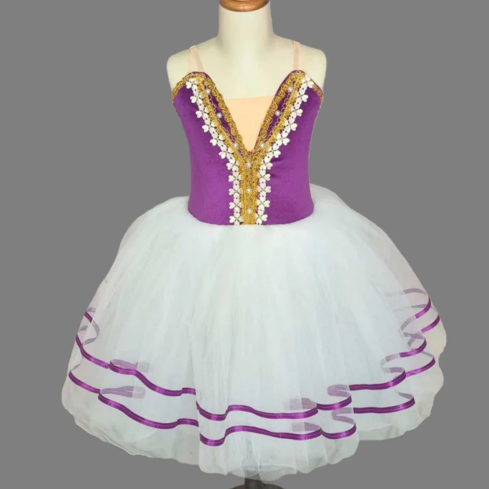 Professional Romantic Ballet Dress Embroidery Velvet Patchwork Gauzy Ballerina Party Dress Children Girl Ballet Dance Costumes
Professional Romantic Ballet Dress Embroidery Velvet Patchwork Gauzy Ballerina Party Dress Children Girl Ballet Dance Costumes