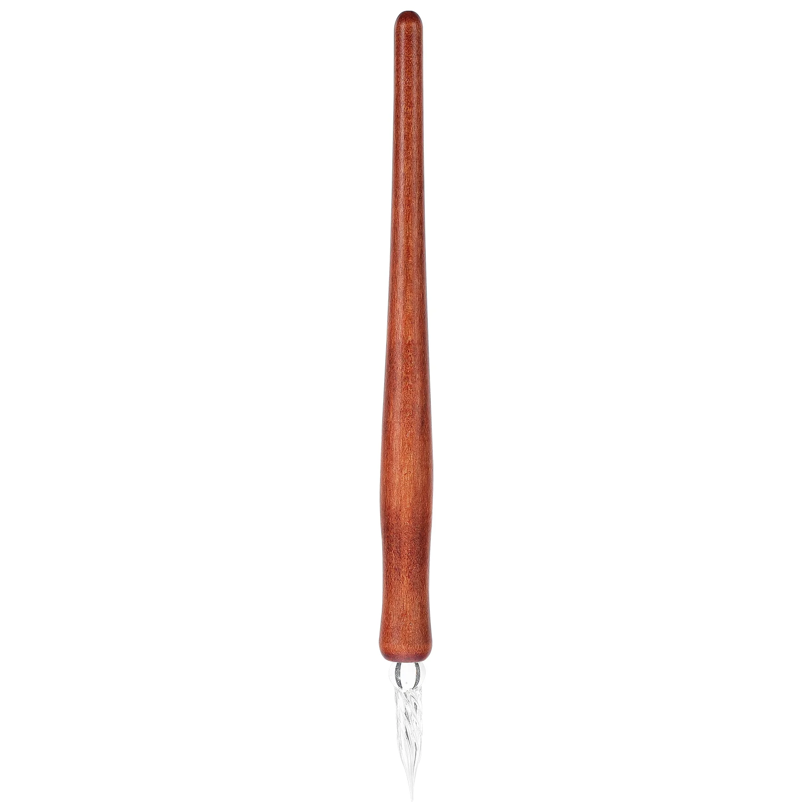 The threaded design of the Glass Dip Pen with Wood Handle Art Drawing Pens Calligraphy Practicing Pen flow ink more evenly.
The threaded design of the Glass Dip Pen with Wood Handle Art Drawing Pens Calligraphy Practicing Pen flow ink more evenly.