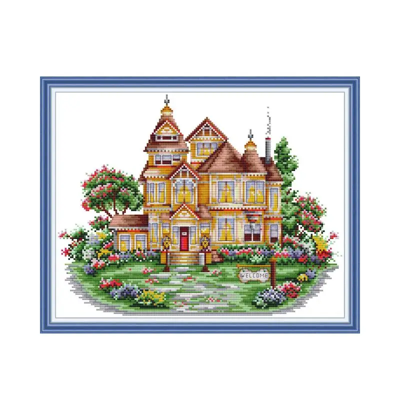 Садовая вилла, набор для вышивки крестом, мультфильм, 14 карат, 11 карат, принт, холст, стежки, вышивка, сделай сам, рукоделие ручной работы
Садовая вилла, набор для вышивки крестом, мультфильм, 14 карат, 11 карат, принт, холст, стежки, вышивка, сделай сам, рукоделие ручной работы