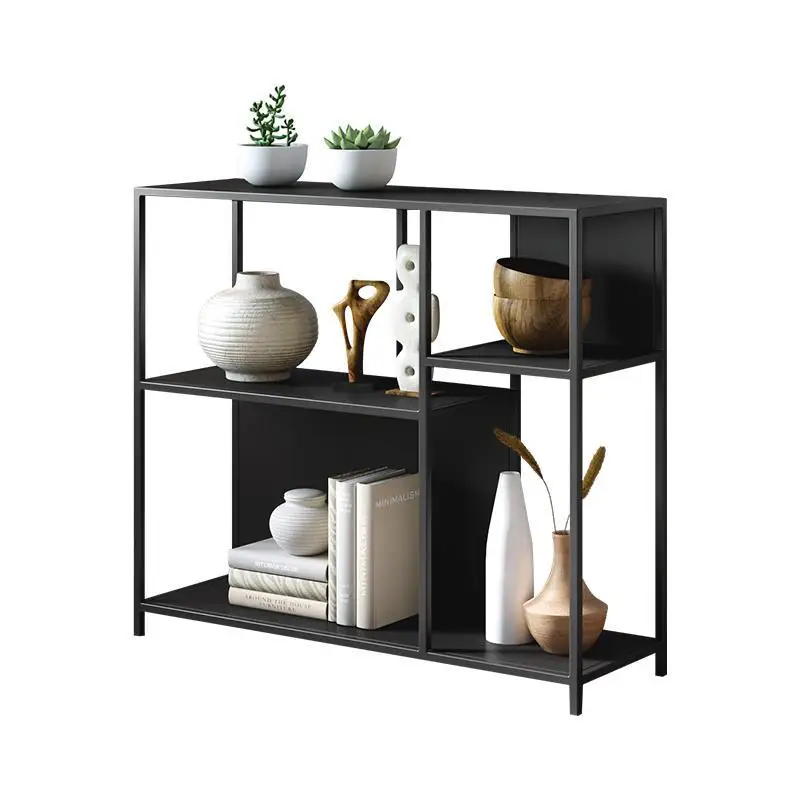 Nordic wrought iron shelves, floor-to-ceiling living room home multi-layer 
Nordic wrought iron shelves, floor-to-ceiling living room home multi-layer
