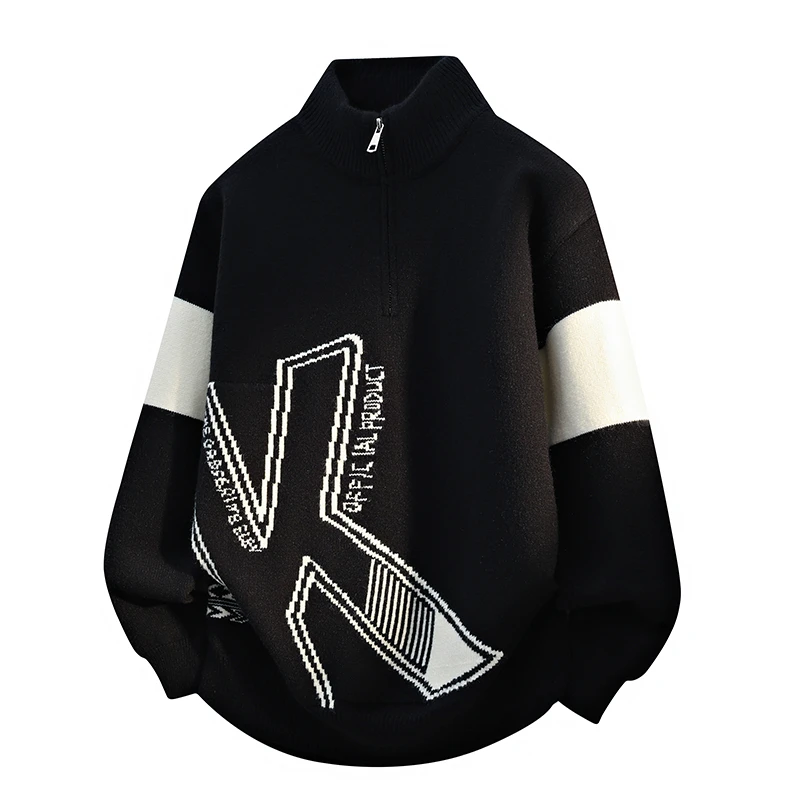 Мягкий уютный трикотаж с воротником-стойкой, осень-зима, новый Sle, Гонконгский модный тренд, повседневная толстовка с капюшоном, вязаный свитер Jaet
Мягкий уютный трикотаж с воротником-стойкой, осень-зима, новый Sle, Гонконгский модный тренд, повседневная толстовка с капюшоном, вязаный свитер Jaet