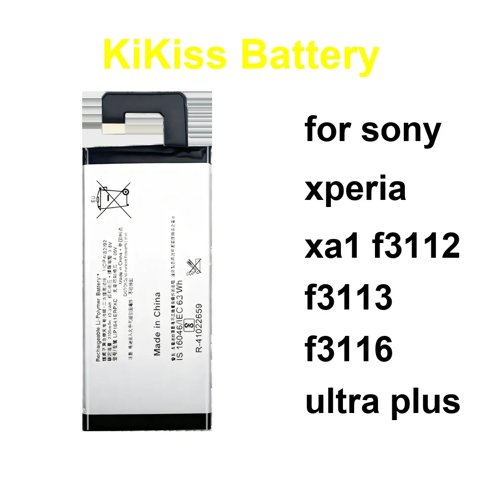 LIP1641ERPXC LIP1653ERPC LIS1635ERPCS / LIP1635ERPCS 2300-3430Mah For Sony Xperia XA1 F3112 F3113 F3116 Ultra Plus Battery
LIP1641ERPXC LIP1653ERPC LIS1635ERPCS / LIP1635ERPCS 2300-3430Mah For Sony Xperia XA1 F3112 F3113 F3116 Ultra Plus Battery