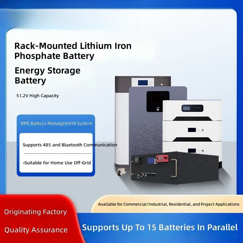 Rack type lithium iron phosphate battery 51.2V large capacity household off-grid power generation system engineering energy stor
Rack type lithium iron phosphate battery 51.2V large capacity household off-grid power generation system engineering energy stor