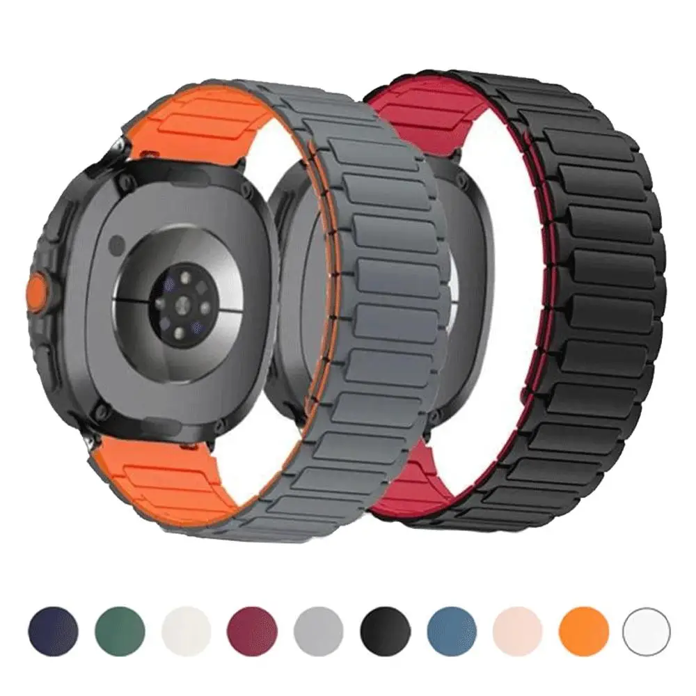 Silicone Sport Strap for Samsung Galaxy Watch 8 Ultra 2 Correa Band Magnetic Loop for Samsung Galaxy Ultra 47mm Watchband Unisex
Silicone Sport Strap for Samsung Galaxy Watch 8 Ultra 2 Correa Band Magnetic Loop for Samsung Galaxy Ultra 47mm Watchband Unisex