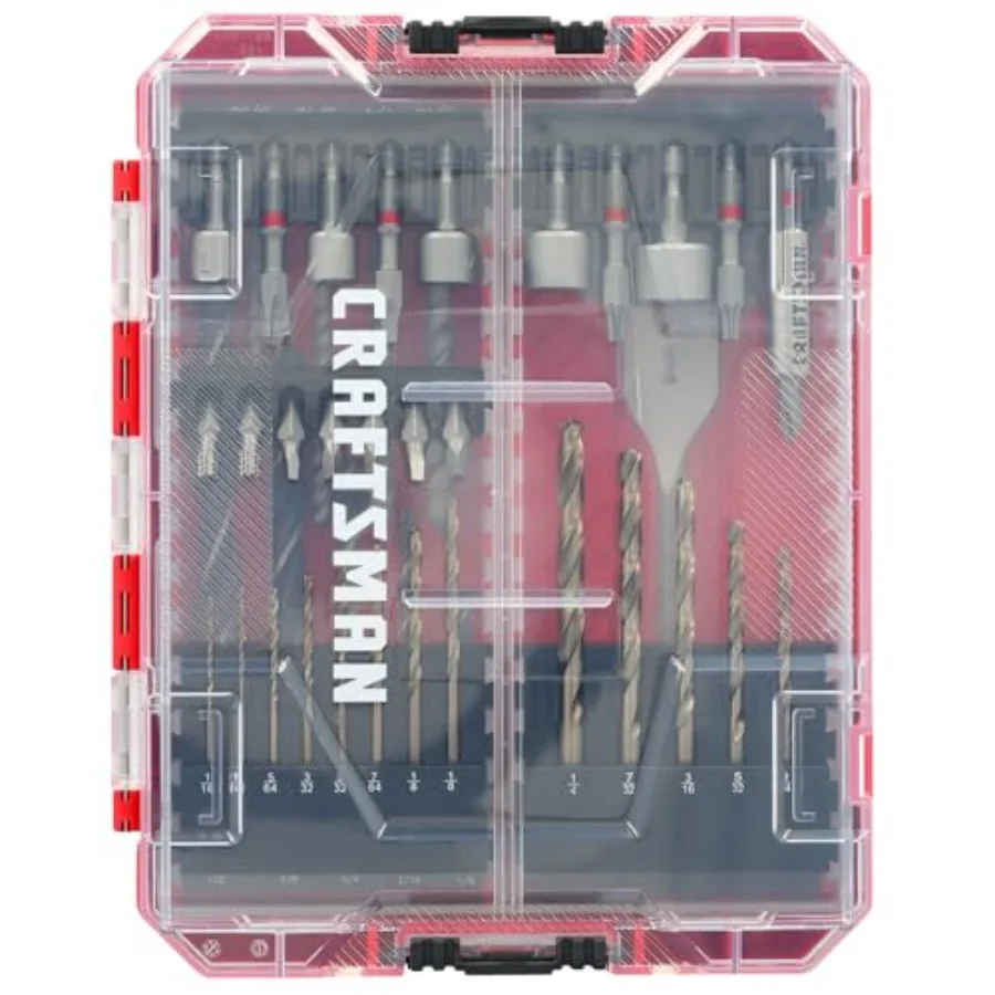 Drill Bit Set, Impact Driver and Screwdriver Bit Set, cludes Nut Drivers CMAF1260
Drill Bit Set, Impact Driver and Screwdriver Bit Set, cludes Nut Drivers CMAF1260
