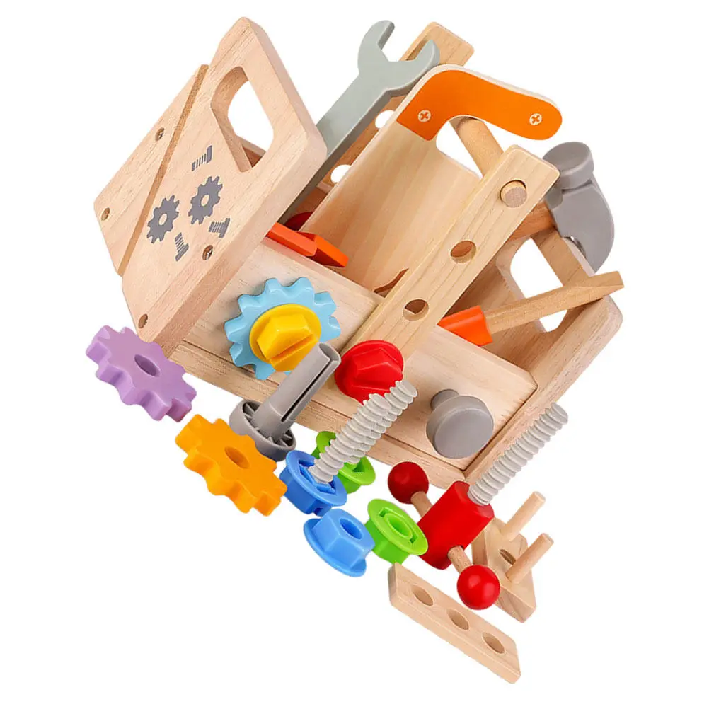 1Set Wooden Toolbox Kids Tool Set Educational Pretend Play Construction Learning Tools for Toddlers Children Gift Interactive
1Set Wooden Toolbox Kids Tool Set Educational Pretend Play Construction Learning Tools for Toddlers Children Gift Interactive