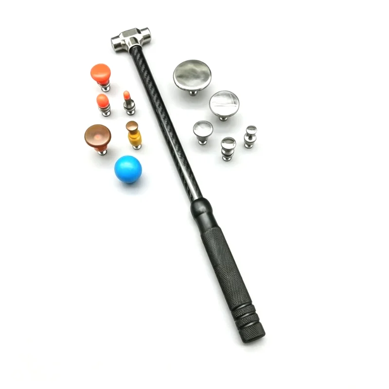 Replaceable Traceless Repair Tool Carbon Fiber and Stainless Steel Car Dent Repair Hammer Body Repair Percussion Leveling Hammer
Replaceable Traceless Repair Tool Carbon Fiber and Stainless Steel Car Dent Repair Hammer Body Repair Percussion Leveling Hammer