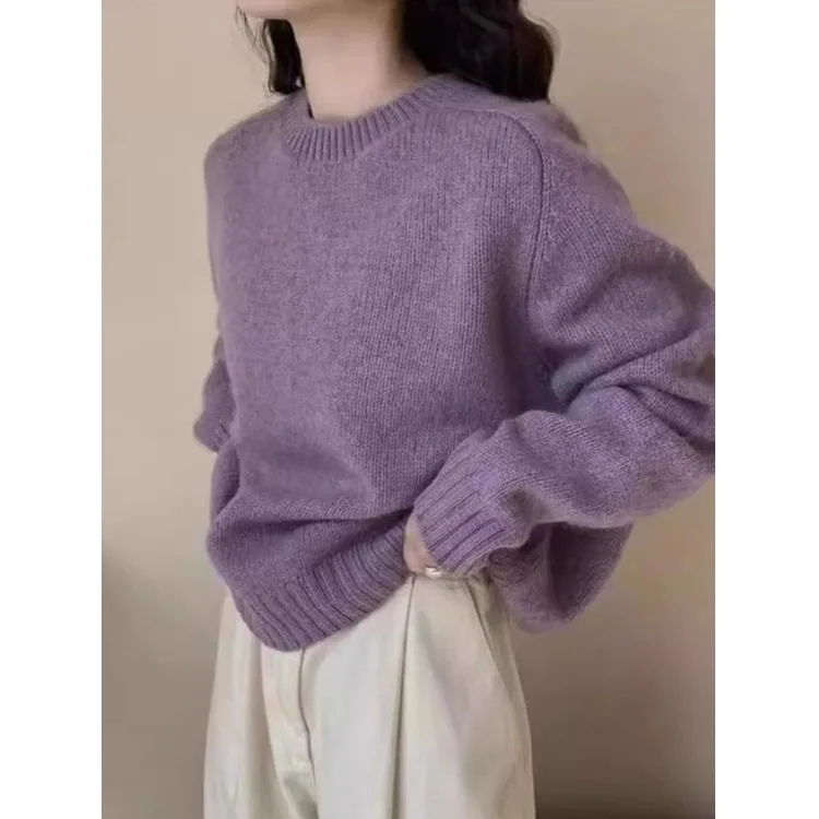 Ladies Thiened round Ne Pullover Sweater Soft Cozy Women's Autumn Winter Knitted Top Casual Comfortable Long Sve Crew ...
Ladies Thiened round Ne Pullover Sweater Soft Cozy Women's Autumn Winter Knitted Top Casual Comfortable Long Sve Crew ...