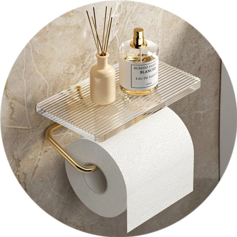 Paper Holder Bathroom Wood Wall Mounted Phone Rack Toilet Tissue Shelf Acrylic Paper Towel Dispenser Bathroom Accessories
Paper Holder Bathroom Wood Wall Mounted Phone Rack Toilet Tissue Shelf Acrylic Paper Towel Dispenser Bathroom Accessories