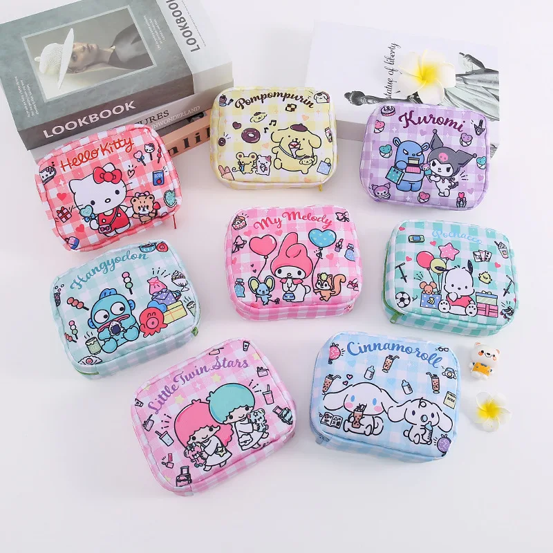 Kawaii Sanrio Kitty Kuromi Portable Menstrual Bag Cute Girly Cinnamoroll Hangyodon Pochacco Capacity Sanitary Napkin Storage Bag
Kawaii Sanrio Kitty Kuromi Portable Menstrual Bag Cute Girly Cinnamoroll Hangyodon Pochacco Capacity Sanitary Napkin Storage Bag