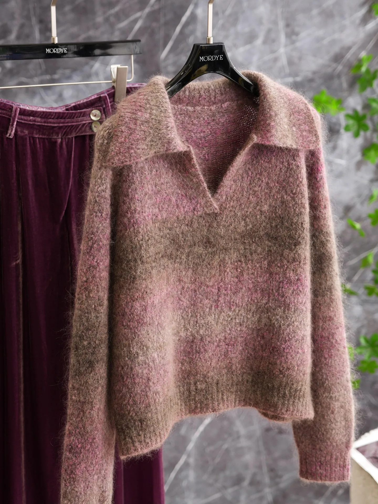 Gradation Knitted Sweater Neck Striped Marine Cashmere Women's Commute Style Soft Warm Long Sleeve Regular Fit Knitwear
Gradation Knitted Sweater Neck Striped Marine Cashmere Women's Commute Style Soft Warm Long Sleeve Regular Fit Knitwear