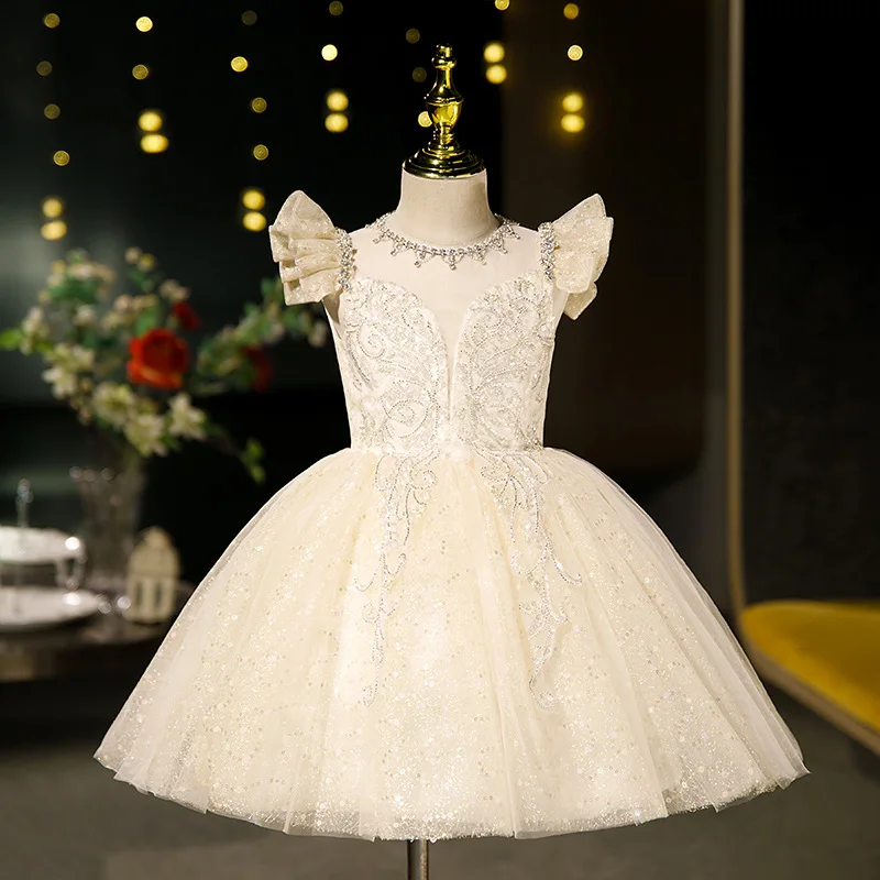 Children's Princess Flower Girl Wedding Girl Birthday Fluffy Yarn Piano Performance Year Old Girl dress
Children's Princess Flower Girl Wedding Girl Birthday Fluffy Yarn Piano Performance Year Old Girl dress
