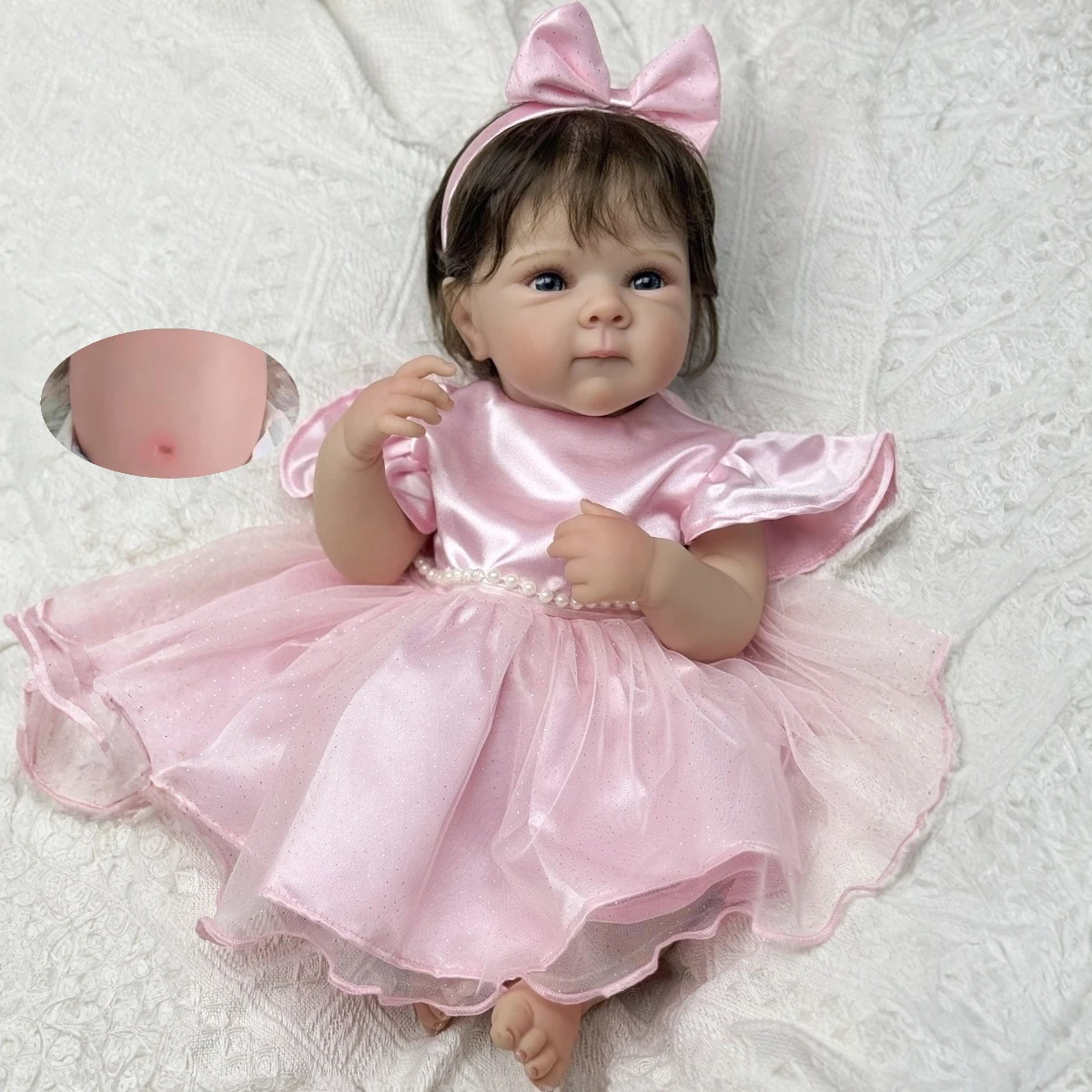 BZDOLL 19 Inch 48CM Full Vinyl Lovely Reborn Baby Doll, Handmade Birthday Gift, Collectibles Play House Toy
BZDOLL 19 Inch 48CM Full Vinyl Lovely Reborn Baby Doll, Handmade Birthday Gift, Collectibles Play House Toy
