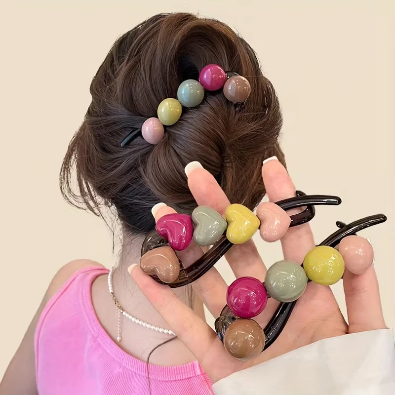 1/2Pcs Elegant Cute Twist Hair Clips for Women Girls Colorful Acrylic Hairpins Ponytail Clips Barrette Women Hair Accessories
1/2Pcs Elegant Cute Twist Hair Clips for Women Girls Colorful Acrylic Hairpins Ponytail Clips Barrette Women Hair Accessories