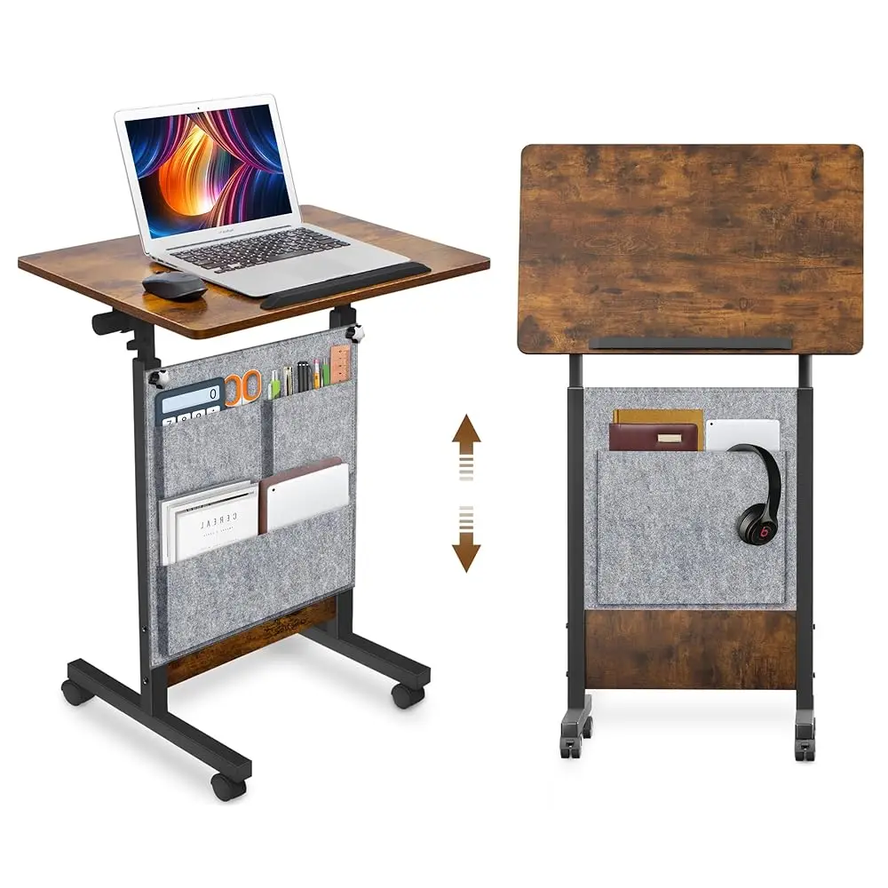 Height Adjustable Standing Desk With Storage Bag Widths16 In Length 24 In, Portable Rolling Mobile Stand Up Table With Wheels,
Height Adjustable Standing Desk With Storage Bag Widths16 In Length 24 In, Portable Rolling Mobile Stand Up Table With Wheels,