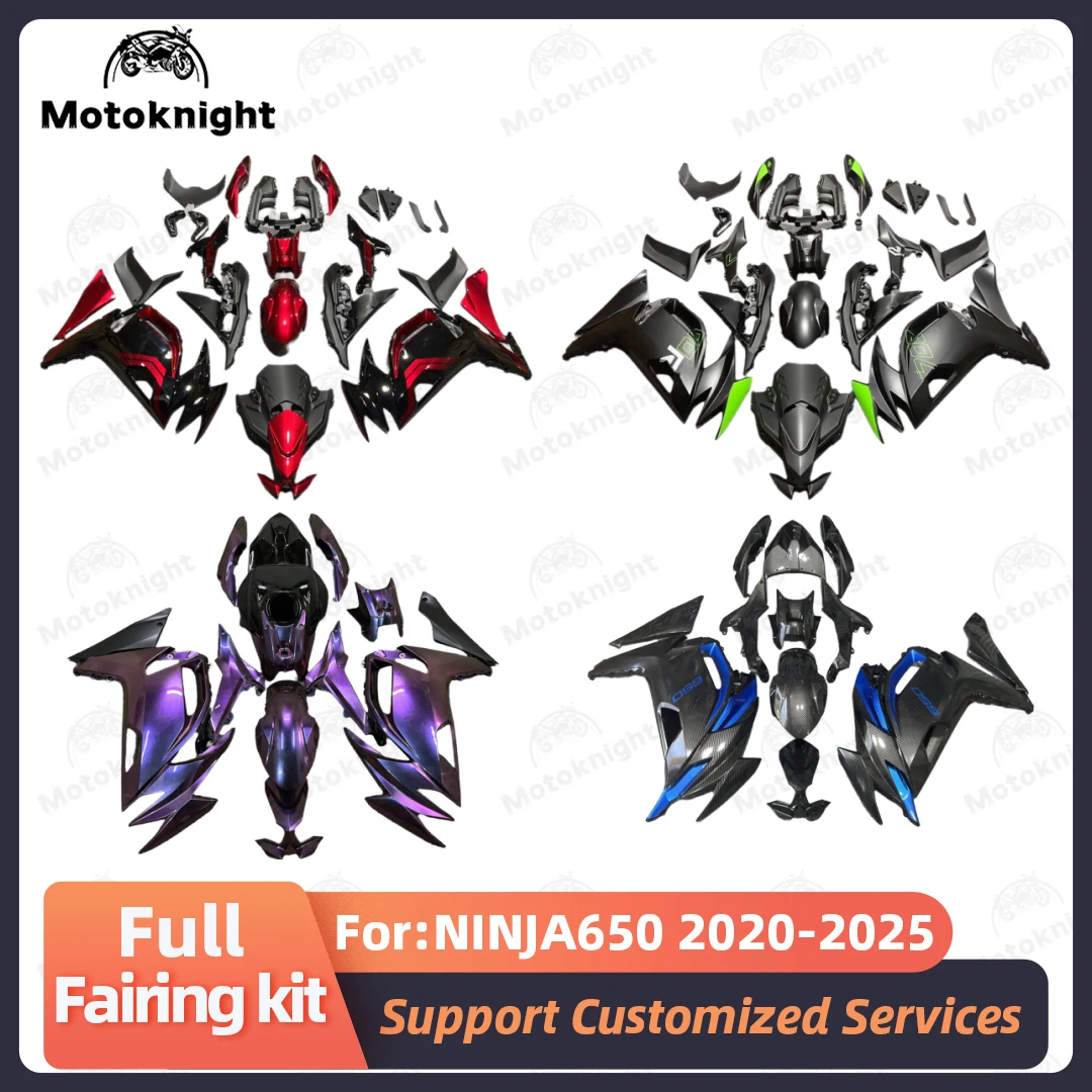 Motorcycle Fairings kits Fit For Kawasaki NINJA650 ER6F EX650 2020 2021 2025 2022 2023 2024 Full Fairing Kit Painted Bodywork
Motorcycle Fairings kits Fit For Kawasaki NINJA650 ER6F EX650 2020 2021 2025 2022 2023 2024 Full Fairing Kit Painted Bodywork