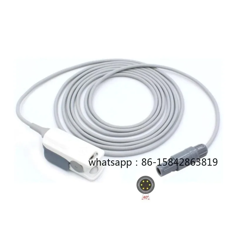 Mindray Edan Adult Finger SpO2 Sensor Compatible for Datascope 0600-00-0094, 512FLL, 6-Pin, 3 Meters
Mindray Edan Adult Finger SpO2 Sensor Compatible for Datascope 0600-00-0094, 512FLL, 6-Pin, 3 Meters