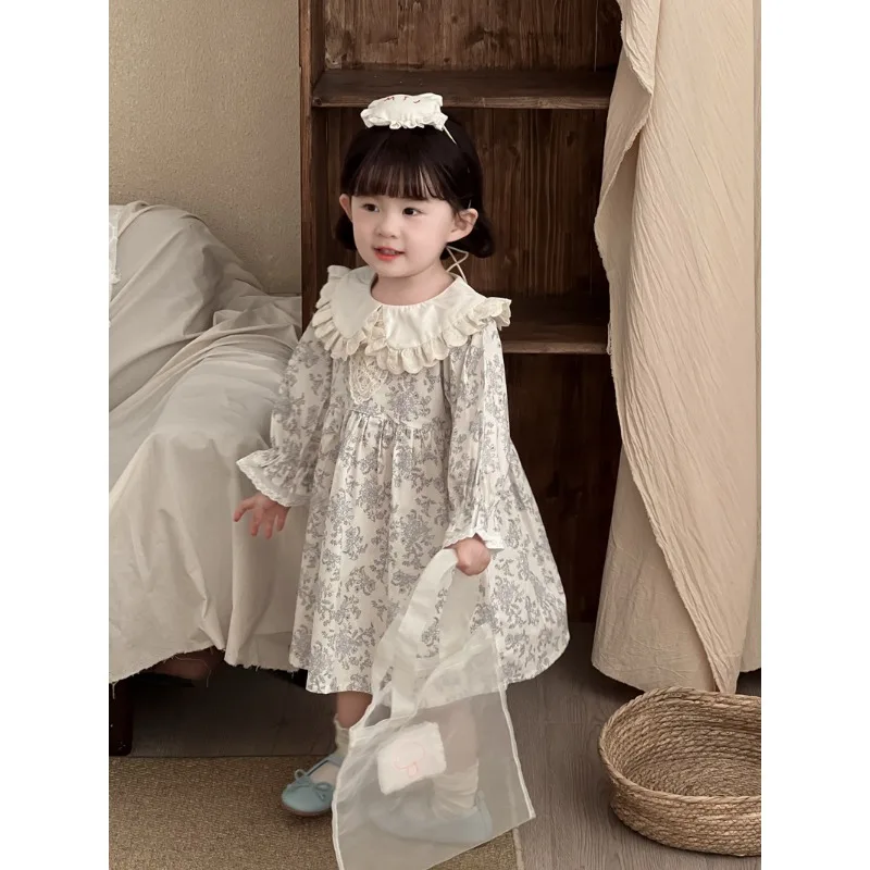 2025 Spring/Summer New Product Girls' Korean Edition Floral Dress, Children's Lace Princess Cotton Dress
2025 Spring/Summer New Product Girls' Korean Edition Floral Dress, Children's Lace Princess Cotton Dress