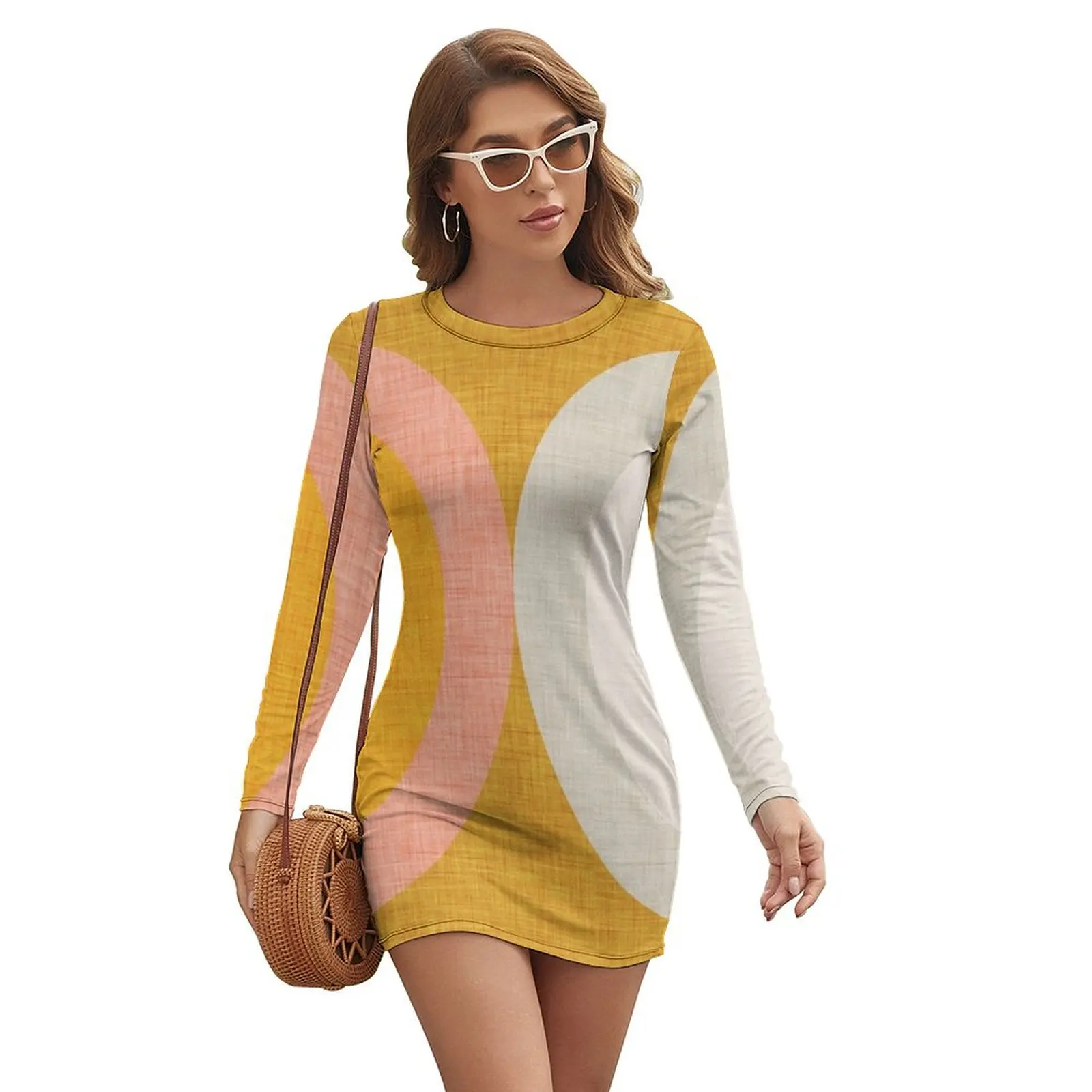 New Mid Mod Rainbow Yellow #midcenturymodern Long-sleeved Dress dresses for women Summer skirt
New Mid Mod Rainbow Yellow #midcenturymodern Long-sleeved Dress dresses for women Summer skirt