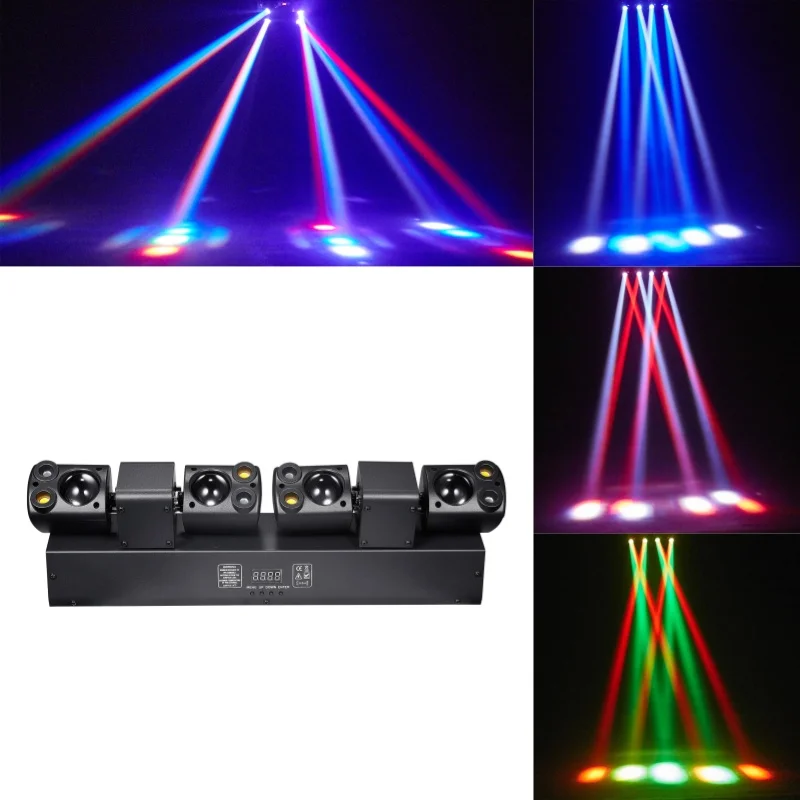 Свет с эффектом диско-сцени, движущийся луч с лазером и вспышкой, пульт дистанционного управления DMX512 для DJ-вечеринок
Свет с эффектом диско-сцени, движущийся луч с лазером и вспышкой, пульт дистанционного управления DMX512 для DJ-вечеринок