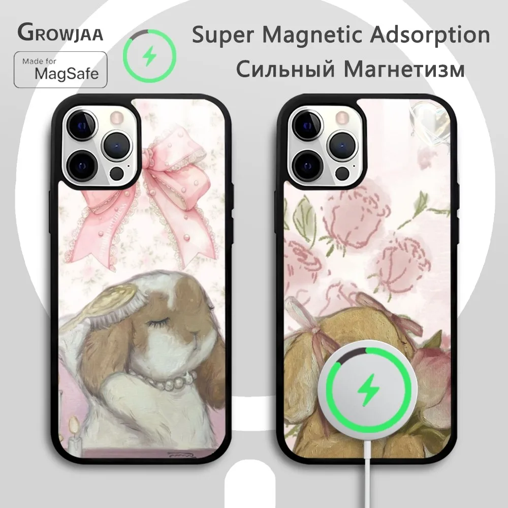 Cute Frog Rabbit Mouse Oil art Phone Case For IPhone 16 15 14 13 12 11 Pro Max Plus Mini Magsafe Mirror Wireless Magnetic Funda
Cute Frog Rabbit Mouse Oil art Phone Case For IPhone 16 15 14 13 12 11 Pro Max Plus Mini Magsafe Mirror Wireless Magnetic Funda